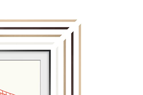 SAMSUNG 55-inch The Frame Customizable Bezel Modern Teak (VG-SCFA55TKBZA SAMSUNG 55-inch The Frame Customizable Bezel Modern Teak (VG-SCFA55TKBZA
