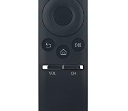 BN59-01266A Replaced Voice Remote fit for Samsung Smart 4K TV BN5901266A RMCSPM1AP1 QN65Q7FD UN75MU630D UN50MU630D UN65MU850D UN43MU630D UN55MU630D UN55MU650D UN55MU700D UN55MU800D UN65MU650D