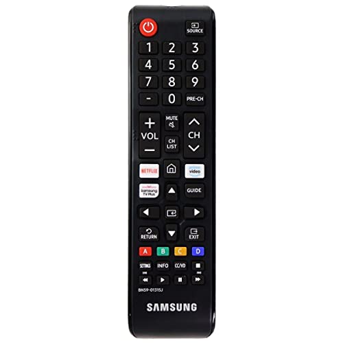 Samsung OEM Remote Control with Netflix Hotkey - Black (BN59-01315J) Samsung OEM Remote Control with Netflix Hotkey - Black (BN59-01315J)