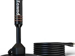HD Digital TV Antenna Small Indoor Outdoor Antennas Includes Magnetic Base and 360° Reception Support Smart 4K 1080P Fire TV and All Older TV's HDTV Television for Free Local Channels -10ft Coax Cable