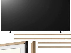 SAMSUNG QN50LS03BAFXZA 50 inch The Frame QLED 4K UHD Quantum HDR Smart TV 2022 Bundle 50 inch The Frame Customizable Bezel Modern Teak