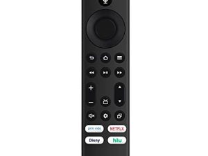 NS-RCFNA-21 Replace Voice Remote Control fit for Insignia Fire TV NS-50F301NA22 NS-40D510NA21 NS-39DF310NA21 NS-32D510NA19 NS-42F201NA22 NS-24DF310NA21 NS-70DF710NA21 NS-43DF710NA21