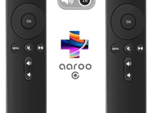 aarooGo 2-Pack Remote Control for Apple TV 4K Player A1294 A1218/MA711 A1378/MC572 A1427/MD199 A1625/MGY52/MLNC2 A1842/MQD22/MP7P2