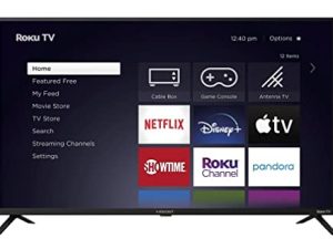 Element 40" 1080p Full HD LED Roku TV Works with Google Assistant and Amazon Alexa - E2AA40R (Renewed)