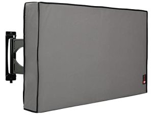 iBirdie Outdoor Waterproof and Weatherproof TV Cover for 28 to 32 inch Outside Flat Screen TV - Cover Size 29''W x 19''H x 5.5''D - Grey