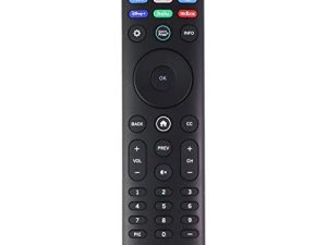 Vizio Remote (XRT140) with Vudu/Netflix/Prime/Disney/Hulu/Redbox Keys - Black