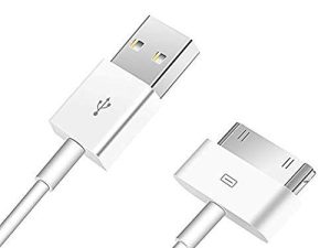 OYEFLY 2pcs 30 Pin USB Sync Charging Cable Cord Replacement for Old A-pple i-Phone 4/4S 3G/3GS