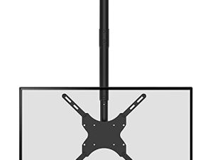 WALI TV Ceiling Mount Adjustable Bracket Fits Most LED