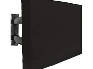Outdoor TV Cover 55" - 58" - with Bottom Cover - 600D Water-Resistant and Dust-Resistant Material- Fits Your TV Better