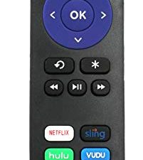New IR Replaced Remote fit for Roku 1 2 3 4 HD LT XS XD Express 3900R Premiere 4620XB 4210XB 3900R 2500R 2700R 2450XB w Channel Shortcut Buttons