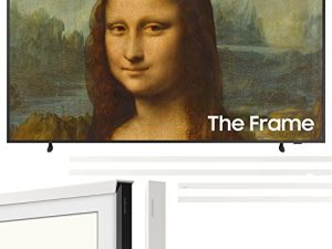 SAMSUNG QN65LS03BA 65 inch The Frame QLED 4K UHD Quantum HDR Smart TV (2022) 65" Customizable Bezel Beveled White