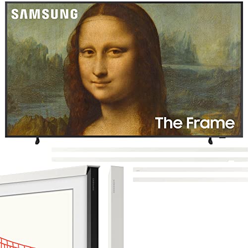 SAMSUNG QN65LS03BA 65 inch The Frame QLED 4K UHD Quantum HDR Smart TV (2022) 65" Customizable Bezel Beveled White SAMSUNG QN65LS03BA 65 inch The Frame QLED 4K UHD Quantum HDR Smart TV (2022) 65" Customizable Bezel Beveled White