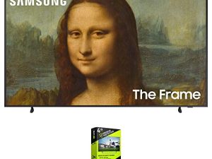 SAMSUNG QN65LS03BA 65 inch The Frame QLED 4K UHD Quantum HDR Smart TV 2022 Bundle with Premium 4 YR CPS Enhanced Protection Pack