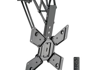 Mount-It Motorized Ceiling TV Mount With Remote