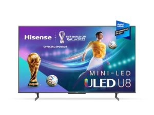 Hisense U8H QLED Series Quantum 4K ULED Mini-LED 65-Inch Class Google Smart TV with Alexa Compatibility