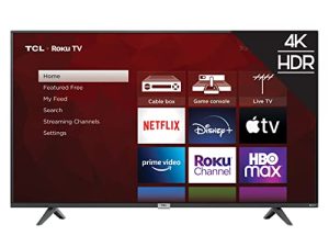 TCL 50-inch Class 4-Series 4K UHD Smart Roku LED TV - 50S435