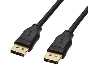 Amazon Basics DisplayPort to DisplayPort 1.2 Cable with 4K@60Hz