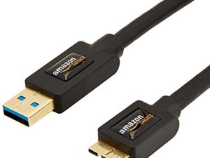 Amazon Basics USB 3.0 Charger Cable - A-Male to Micro-B - 3 Feet (0.9 Meters)