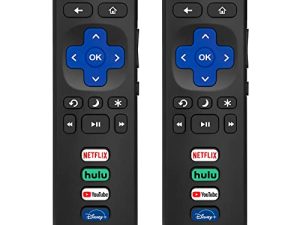 (Pack of 2) Replaced Remote Control Only for Roku TV