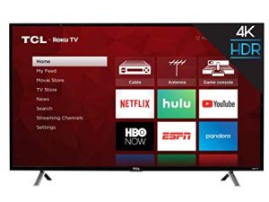TCL 55S405 55-Inch 4K Ultra HD Roku Smart LED TV (2017 Model)