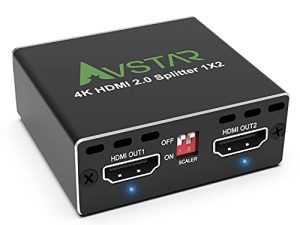 4K@60Hz HDMI Splitter 1x2 4:4:4