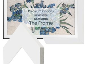 Deco TV Frames - Gloss White Smart Frame Compatible ONLY with Samsung The Frame TV (55"