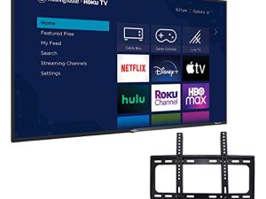 Westinghouse 50-Inch 4K UHD Smart TV UX Series HDR10 60Hz Refresh Rate Compatible with Alexa & Google Assistant + Free Wall Mount (No Stands) WR50UX4210 (Renewed)