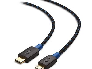 Cable Matters Braided USB C to Micro USB Cable 3.3 ft (Micro USB to USB-C Cable