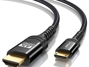 JSAUX Mini HDMI to HDMI Cable 6FT