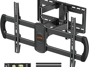 ELIVED Full Motion TV Wall Mount Swivel and Tilt for Most 37-75Inch Flat Screen TVs