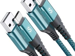 sweguard Micro USB Cable 6.6ft 2-Pack Android Charger Cable