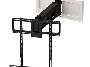 MantelMount MM540 - Above Fireplace Pull Down TV Mount for 40" to 80" Screen TVs to 90 lbs