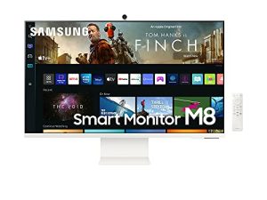 SAMSUNG 32" M80B UHD HDR Smart Computer Monitor Screen with Streaming TV