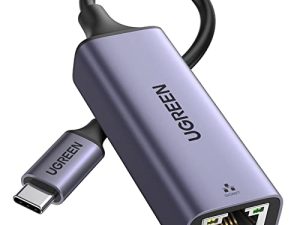 UGREEN USB C to Ethernet Adapter Gigabit RJ45 to Thunderbolt 3 Type C Network 1000Mbps LAN Converter Compatible with MacBook Pro Air iPad Pro Galaxy S22 S21 Surface Book Chromebook Dell XPS