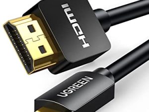 UGREEN Micro HDMI to HDMI Cable Adapter 4K 60Hz Ethernet Audio Return Channel Compatible with GoPro Hero 7/6 Raspberry Pi 4 Retroid Pocket 2+ Yoga 3 B500 Sony A6000 Camera Video Capture Card 3FT