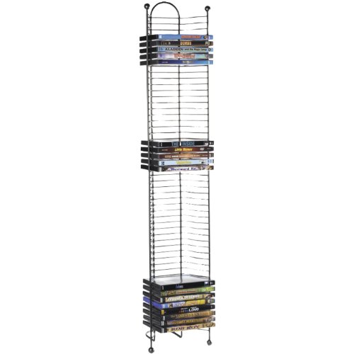Atlantic 52-DVD/BLU Ray Disc Tower - PN 63712035 in Gunmetal Atlantic 52-DVD/BLU Ray Disc Tower - PN 63712035 in Gunmetal