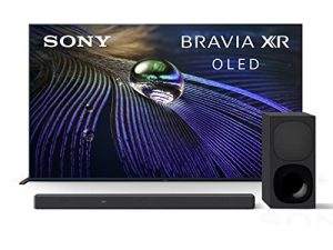 Sony A90J 65 Inch TV: BRAVIA XR OLED 4K Ultra HD Smart Google TV HT-G700: 3.1CH Dolby Atmos/DTS:X Soundbar with Bluetooth Technology