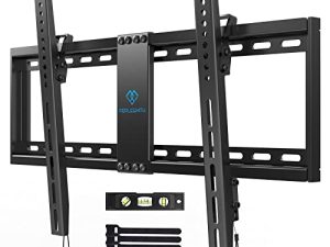 PERLESMITH Tilt TV Wall Mount for Most 37-82 inch TVs up to 132 lbs