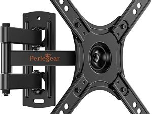 Perlegear Full Motion TV Wall Mount Bracket for Most 17-42 Inch LED LCD Flat Curved Screen TVs & Monitors