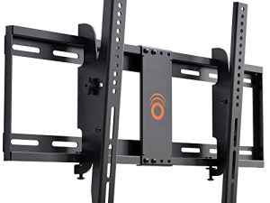 ECHOGEAR Tilting TV Wall Mount with Low Profile Design for 32-70 inch TVs - Eliminates Screen Glare with 15º of Smooth Tilt - Easy Install with All Hardware Included - EGLT1-BK