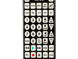 QFX REM-115 8 in 1 Large Universal Remote Control with 8-Device Connection