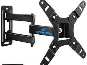 Everstone Full Motion TV Wall Mount with Articulating Arms Swivels Tilt Extension for Most 13-45 inch LED