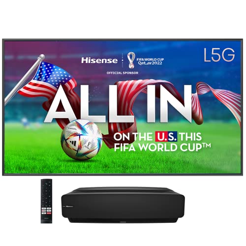 Hisense 100L5G-DLT100B 4K UHD Ultra-Short Throw Laser TV 100" High Gain ALR Screen Hisense 100L5G-DLT100B 4K UHD Ultra-Short Throw Laser TV 100" High Gain ALR Screen