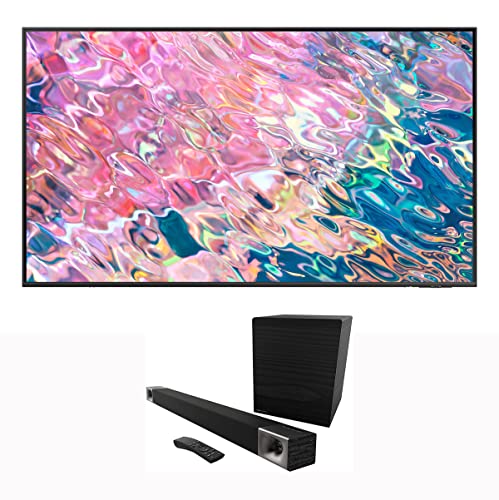 SAMSUNG QN43Q60BAFXZA 43" QLED Quantum HDR 4K Smart TV with a Klipsch CINEMA-600 3.1 Dynamic Power Soundbar with 10" Wireless Subwoofer (2022) SAMSUNG QN43Q60BAFXZA 43" QLED Quantum HDR 4K Smart TV with a Klipsch CINEMA-600 3.1 Dynamic Power Soundbar with 10" Wireless Subwoofer (2022)