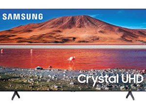 SAMSUNG 60-inch Class Crystal UHD TU7000 Series - 4K UHD HDR Smart TV UN60TU7000FXZA