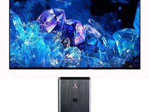 Sony XR55A80K 55" 4K Bravia XR OLED High Definition Resolution Smart TV with an Austere 7S-PS4-US1 4-Outlet Power with Omniport USB (2022)