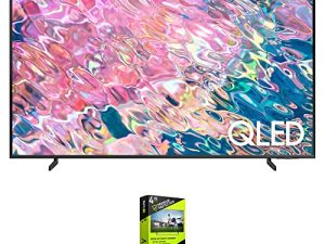 SAMSUNG QN43Q60BAFXZA Q60B 43 inch QLED 4K Quantum Dual LED HDR Smart TV 2022 Bundle with Premium 4 YR CPS Enhanced Protection Pack