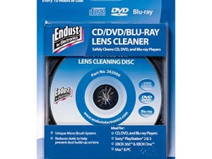 Endust for Electronic (262000) DVD/CD Laser Lens Cleaner Disc for CD/DVD