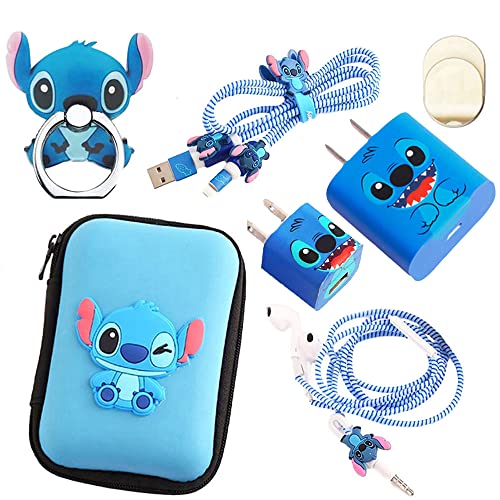 ZOSTLAND Stitch Set DIY Protectors Phone Ring Data Cable 5W/18W/20W USB Charger Line Earphone Wire Saver Protector Compatible with iPhone 5 6 7 8 Plus X 11 12 13 14 Max iWatch (Upgrade Styles ZOSTLAND Stitch Set DIY Protectors Phone Ring Data Cable 5W/18W/20W USB Charger Line Earphone Wire Saver Protector Compatible with iPhone 5 6 7 8 Plus X 11 12 13 14 Max iWatch (Upgrade Styles