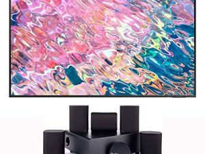 SAMSUNG QN50Q60BAFXZA 50" QLED Quantum HDR 4K Smart TV with a Platin MILAN-5-1-SOUNDSEND 5.1 Immersive Cinema-Style Sound System (2022)